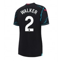 Manchester City Kyle Walker #2 Tredje Tröja Dam 2023-24 Kortärmad